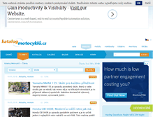 Tablet Screenshot of clanky.katalog-motocyklu.cz